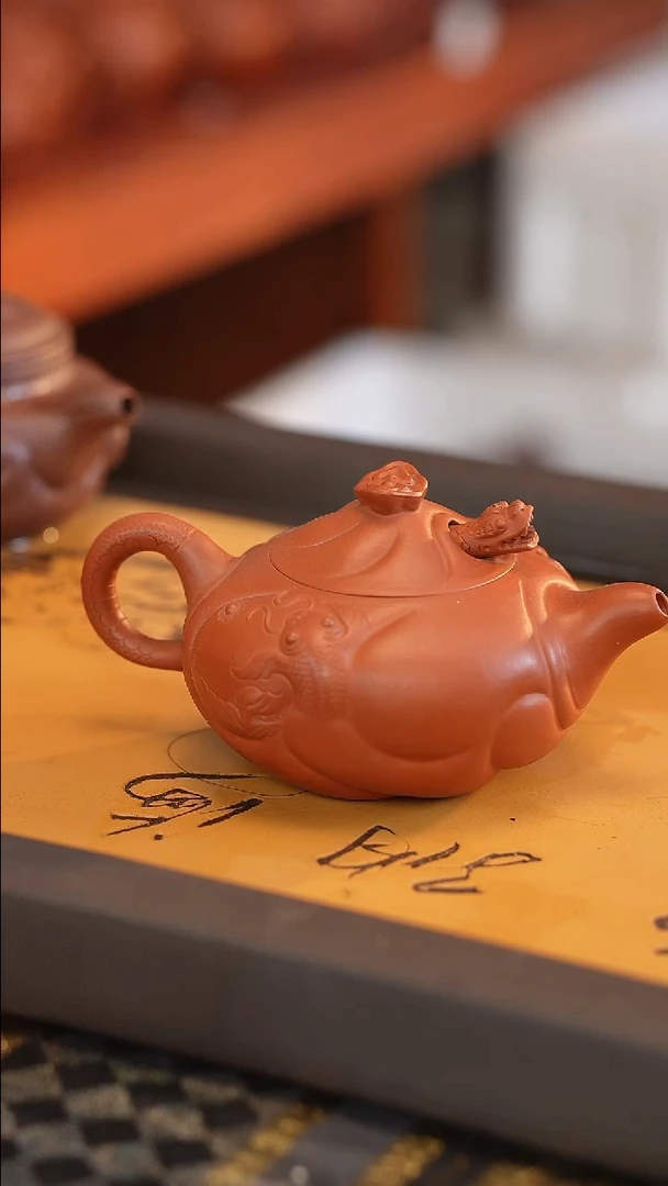 茶壶紫砂原矿手工制作瑕疵