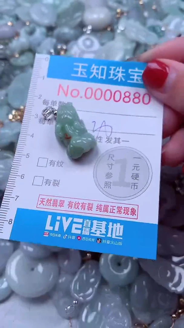 吊坠(不含链)未镶嵌翡翠880