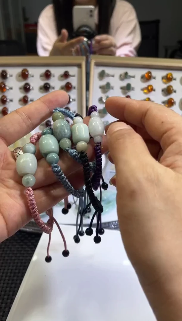 未镶嵌手链翡翠手串