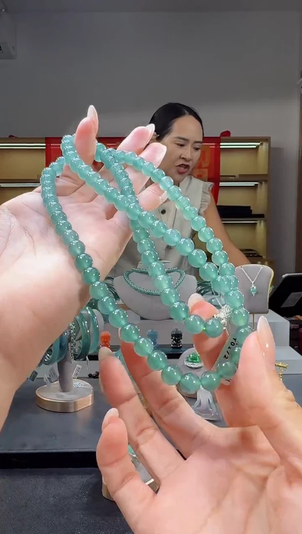 项链未镶嵌翡翠长串（多样性发其一）