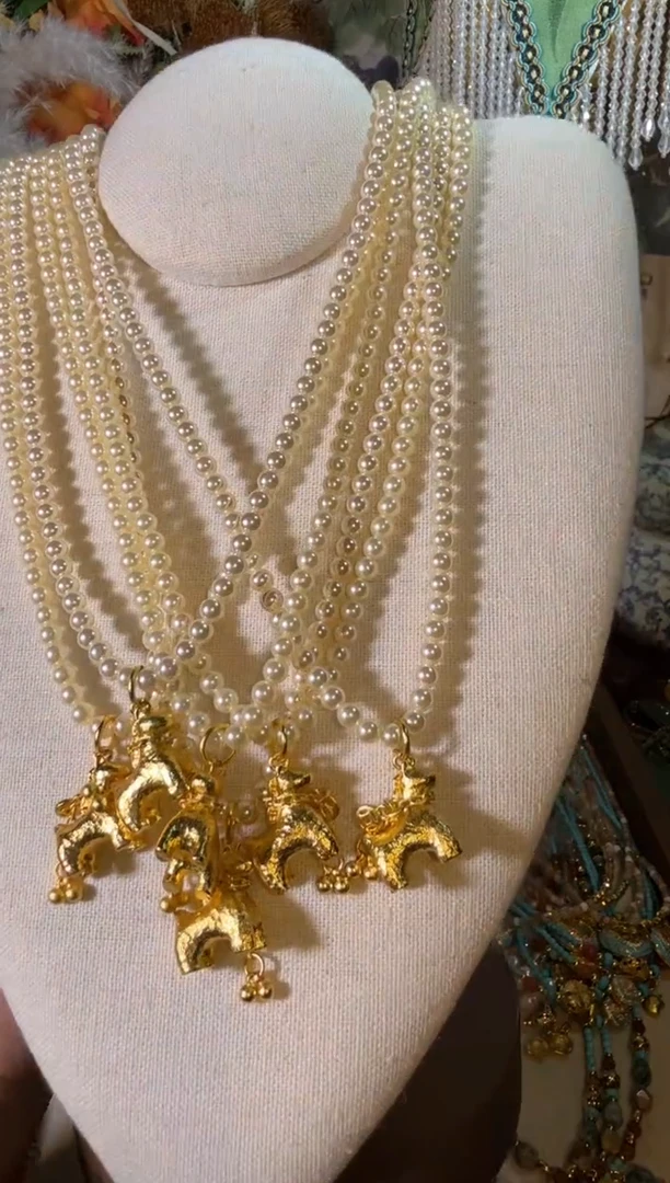 项链未镶嵌尖晶石小马 025