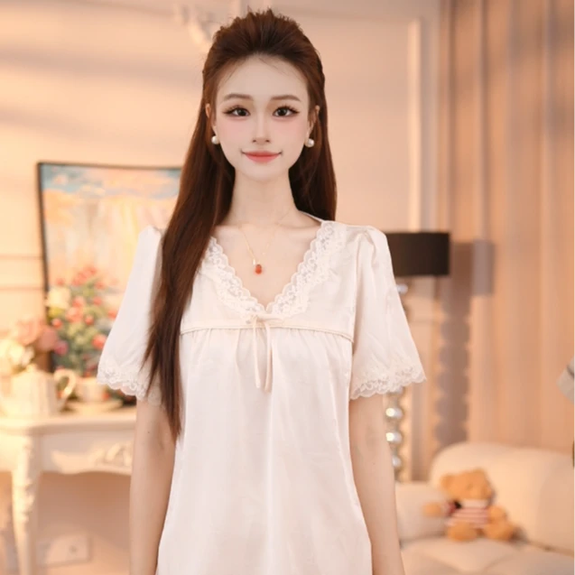 查理夫人【蝴蝶结】套装夏季法式薄款宽松春夏长款韩版