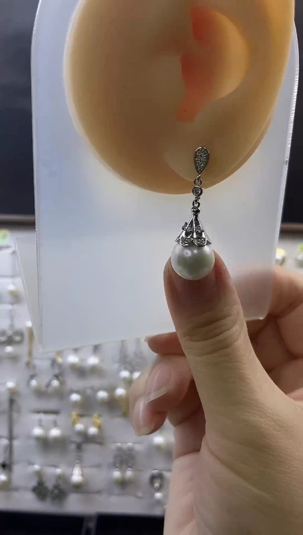 合金耳饰淡水珍珠109