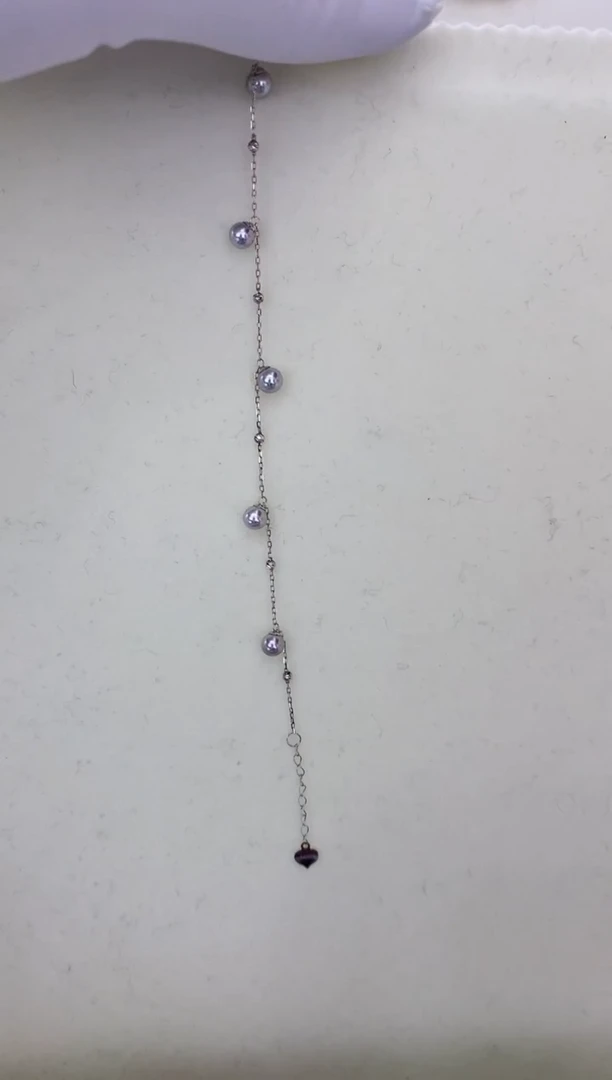 【闪购商品】海水珍珠手绳18K金镶嵌真多麻手链