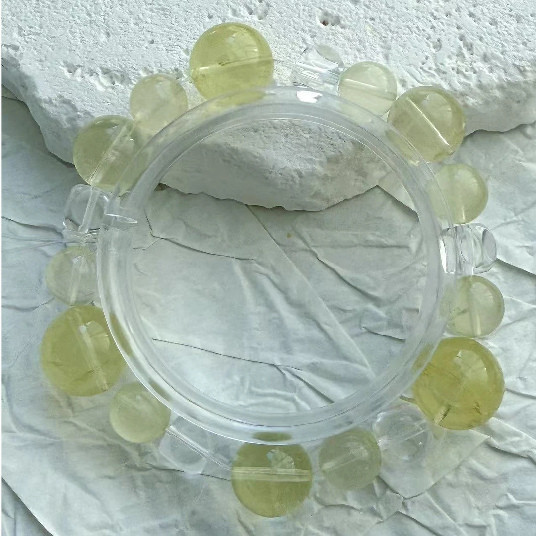 【晶玲小筑】天然黄水晶配白水晶，时尚百搭，清新优雅。