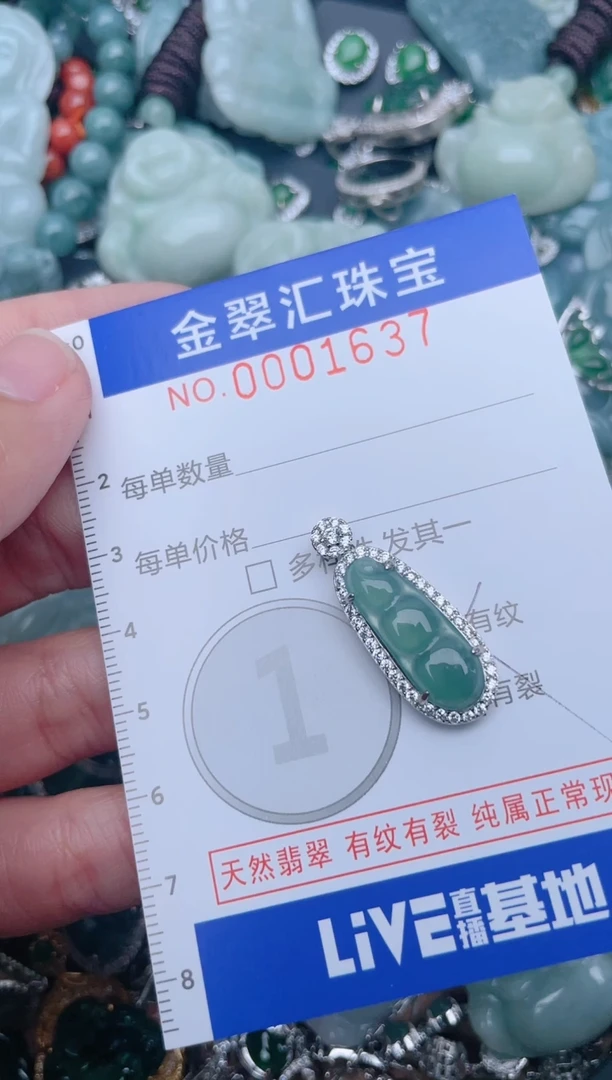 【闪购商品】翡翠颈饰未镶嵌1637...1