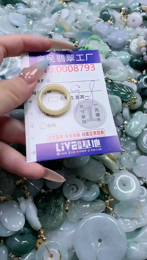 翡翠未镶嵌吊坠(不含链)8793