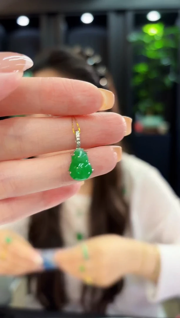 颈饰未镶嵌翡翠 缅料A货/支持复检/一件