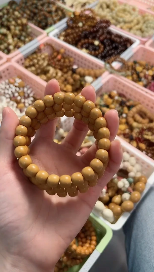 【闪购商品】菩提根/象牙果手串猴头老型桶珠  微瑕