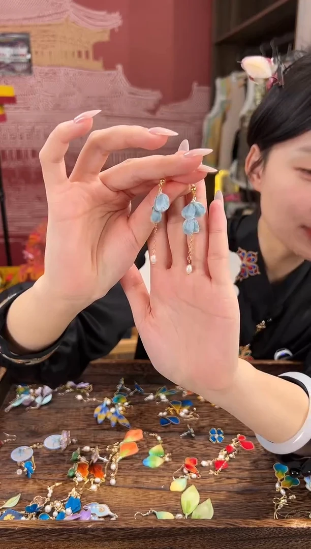 【闪购商品】刺绣苏绣世家非遗手工（耳环）