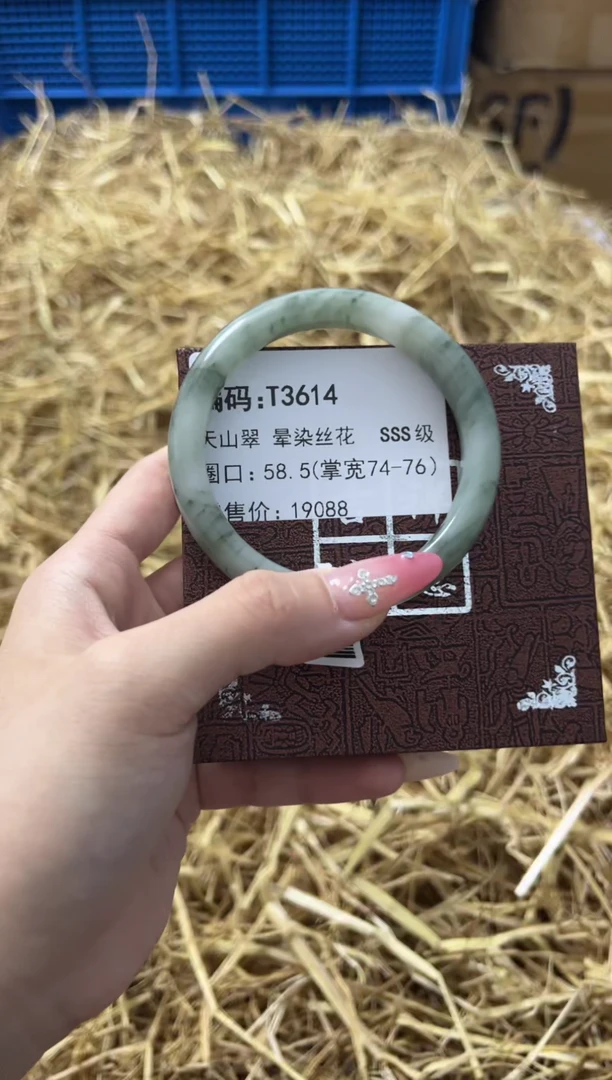 未镶嵌手镯石英质玉T3614
