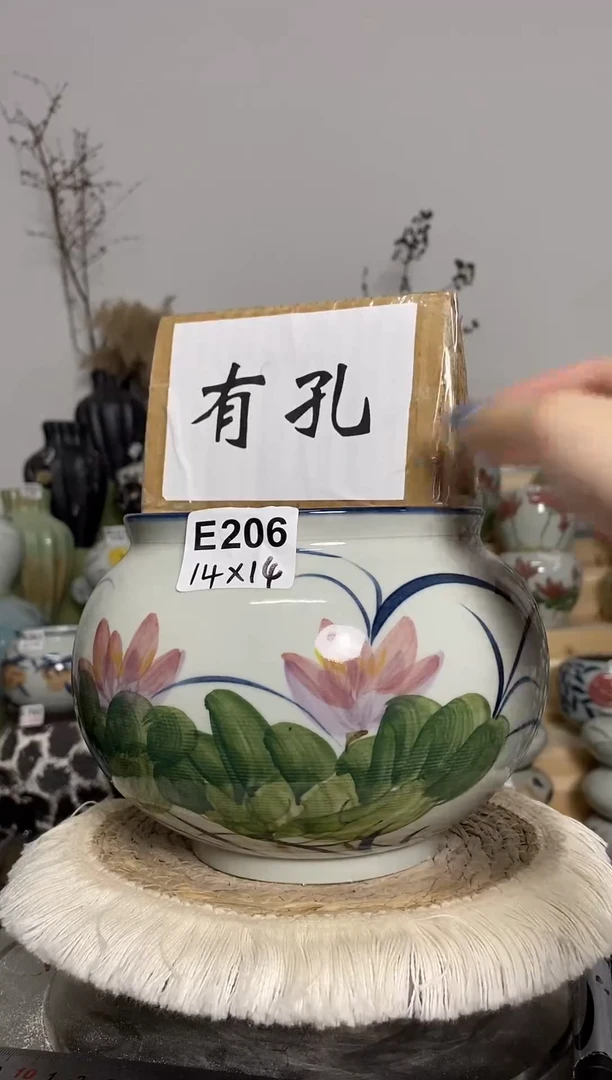 有孔 景德镇纯手绘高温 E206