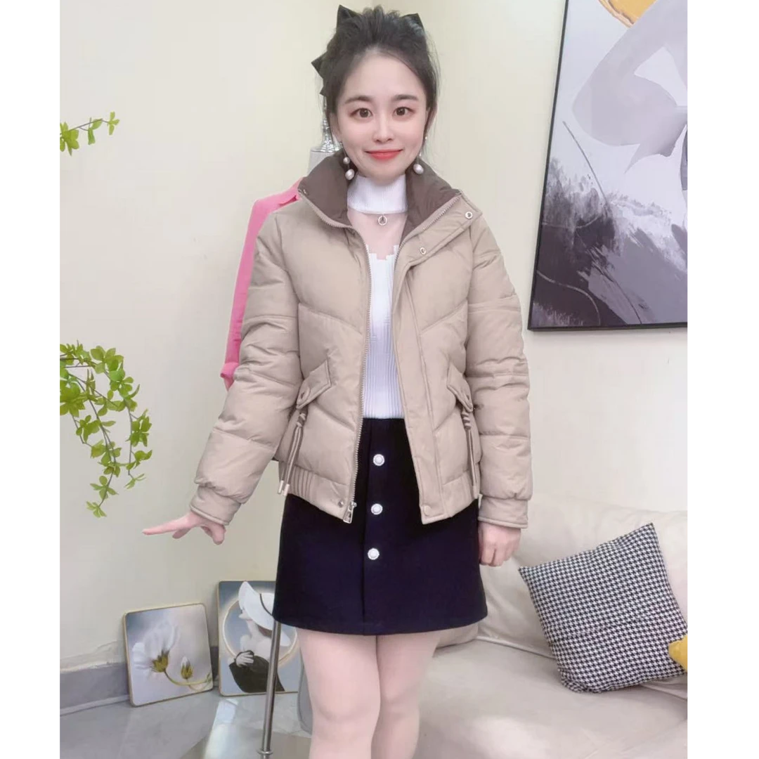 淑女日记   时尚短款显瘦保暖棉衣棉服冬季女款潮流女士百搭（217）