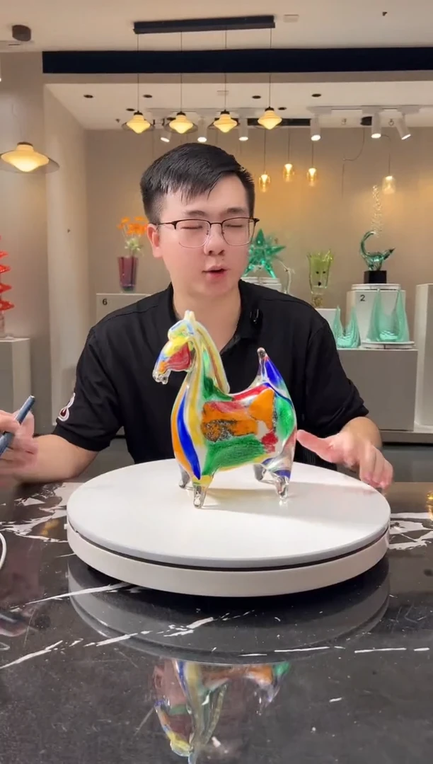 摆件巴比特美学 彩虹马