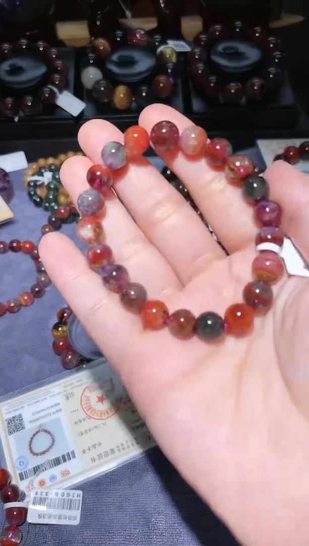 【闪购商品】水晶手链未镶嵌极光9mm-294