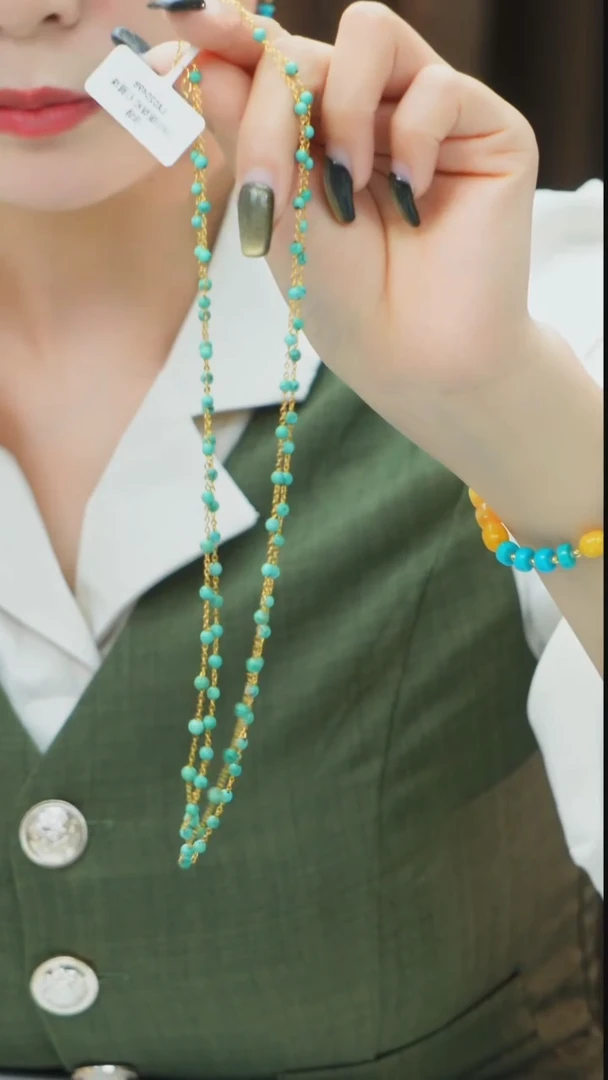 未镶嵌绿松石项链FHYJ