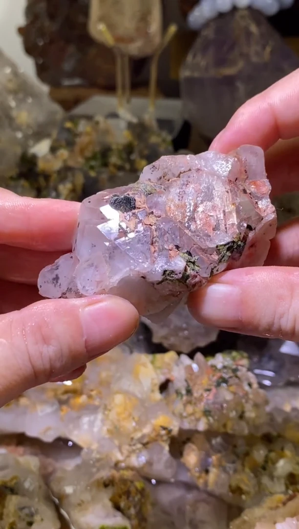 未镶嵌珠宝半成品水晶57号103g四川超七花园水晶