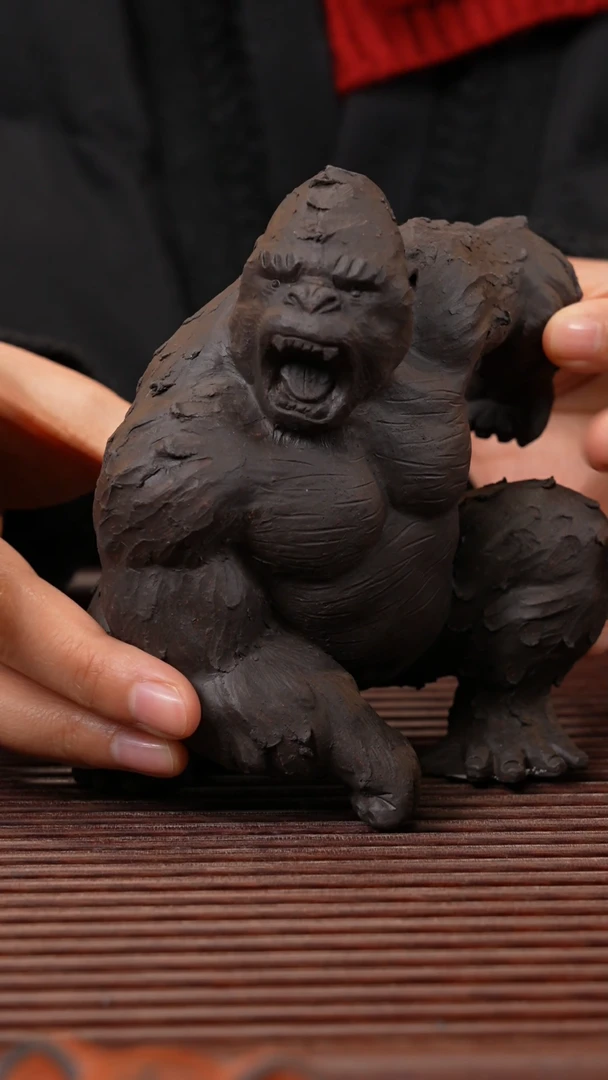 【闪购商品】紫砂茶宠黑金刚，