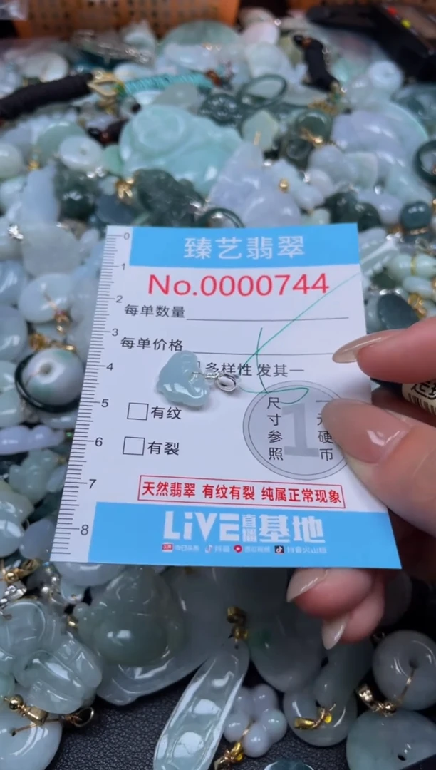 颈饰未镶嵌翡翠744