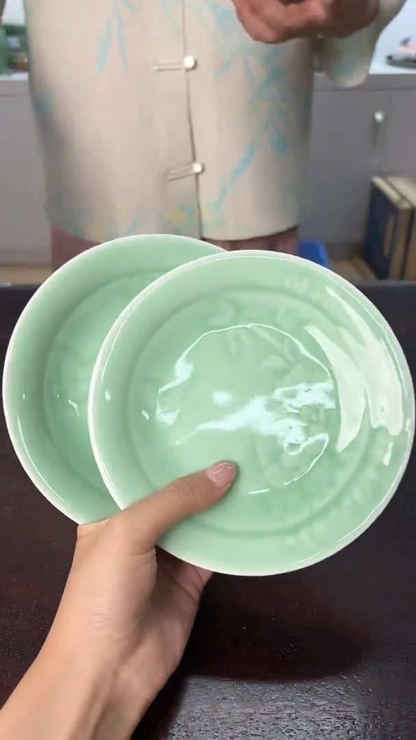 龙泉云间青瓷小米茶器