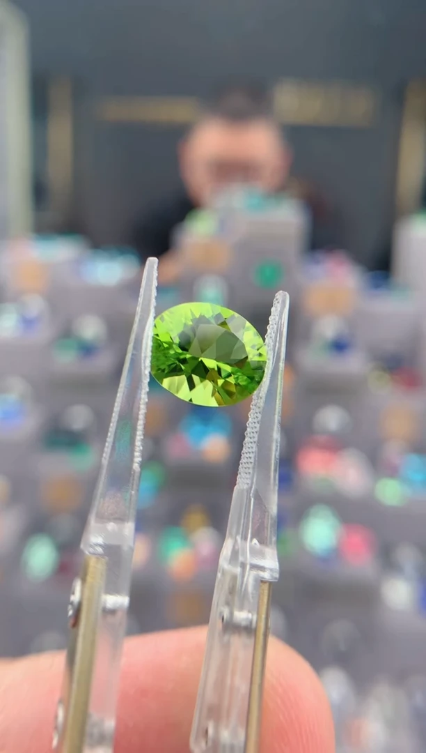 未镶嵌裸石橄榄石3ct 橄榄石