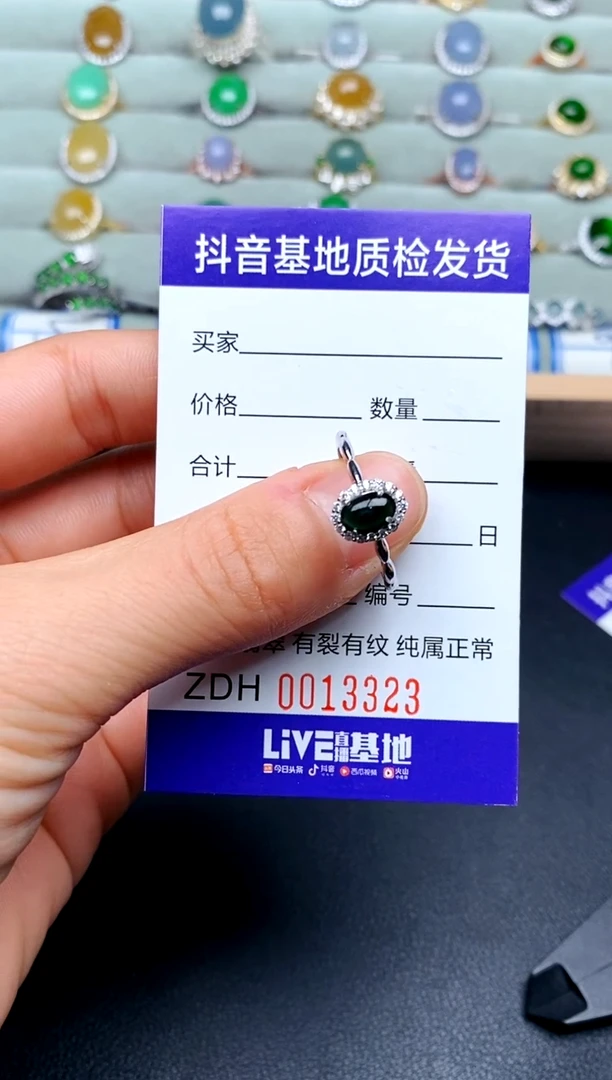 【闪购商品】翡翠戒指银S925镶嵌..........