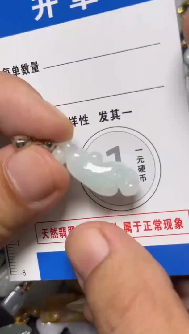 颈饰未镶嵌翡翠天然A货翡翠