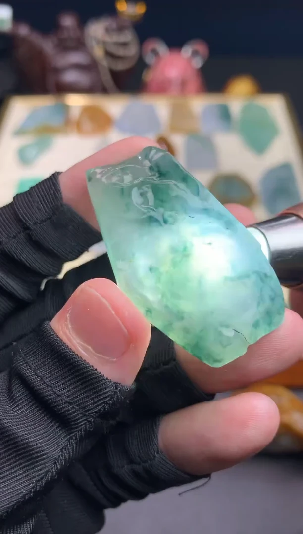 未镶嵌定制翡翠天然翡翠裸石（包工）
