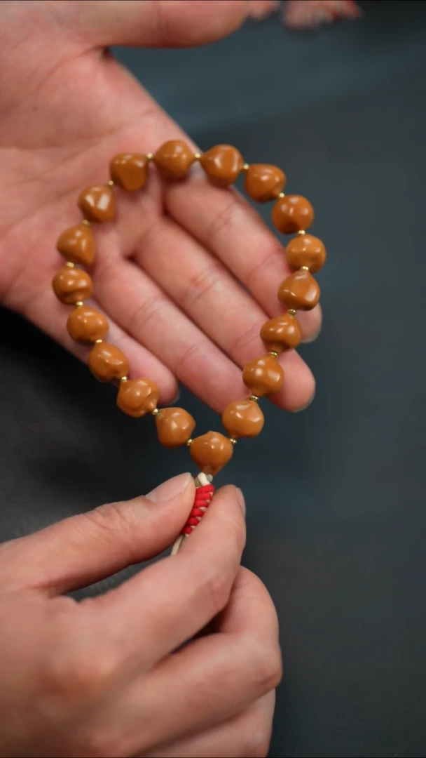 手串/手链橄榄核1.3精抛铁核小蒜头三通款