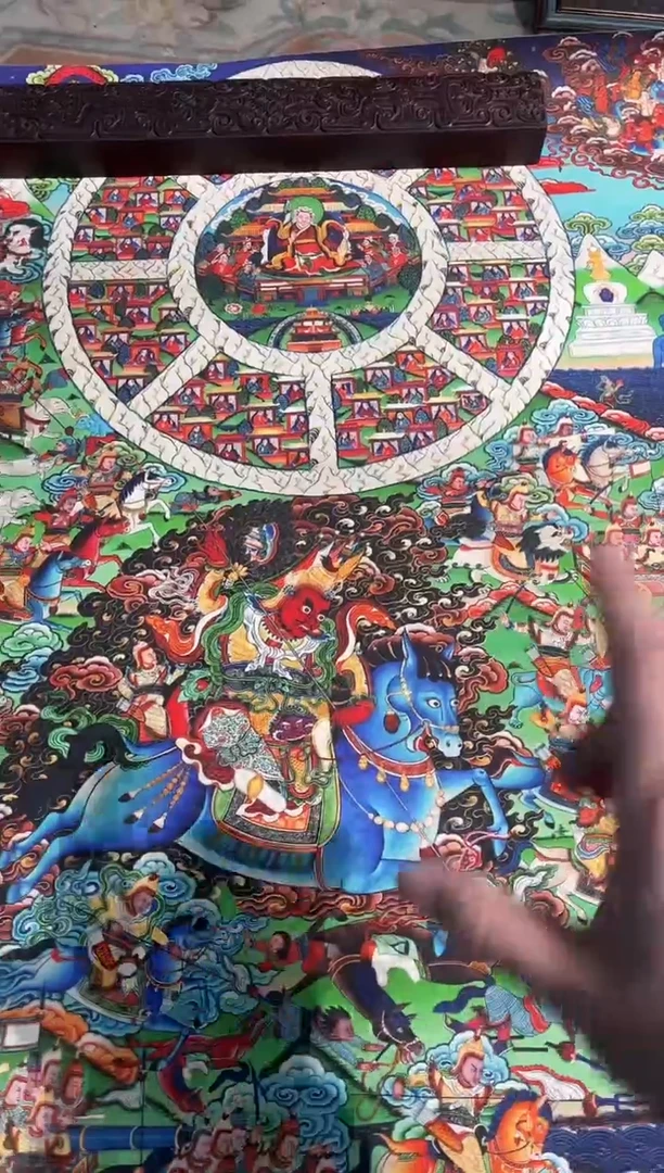 卷轴画天天的唐卡tk160