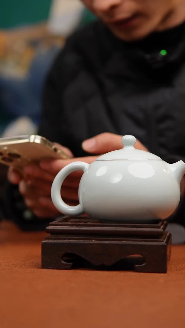 【闪购商品】瓷片原产地原矿月白西施壶微瑕福利