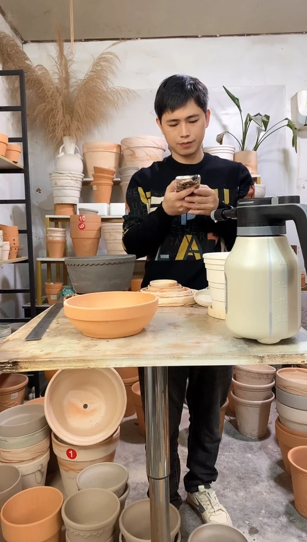 样品无售后20*7红陶浅盆 1盆无托