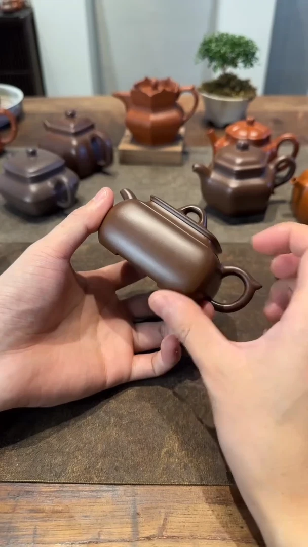 茶壶紫砂我****兵长四方紫砂壶