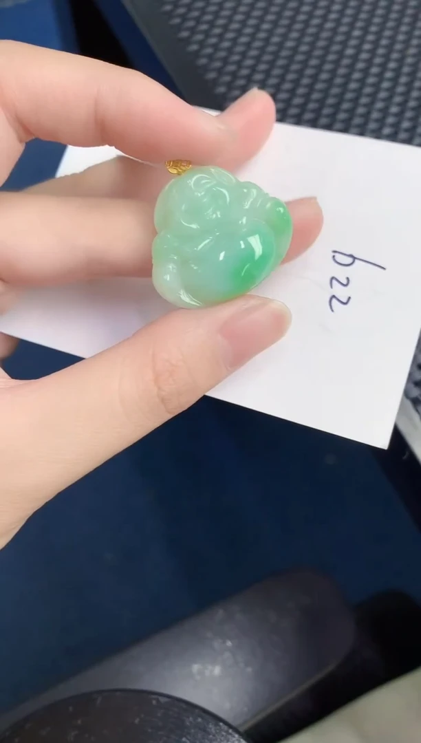 【闪购商品】翡翠颈饰18K金镶嵌0000000000