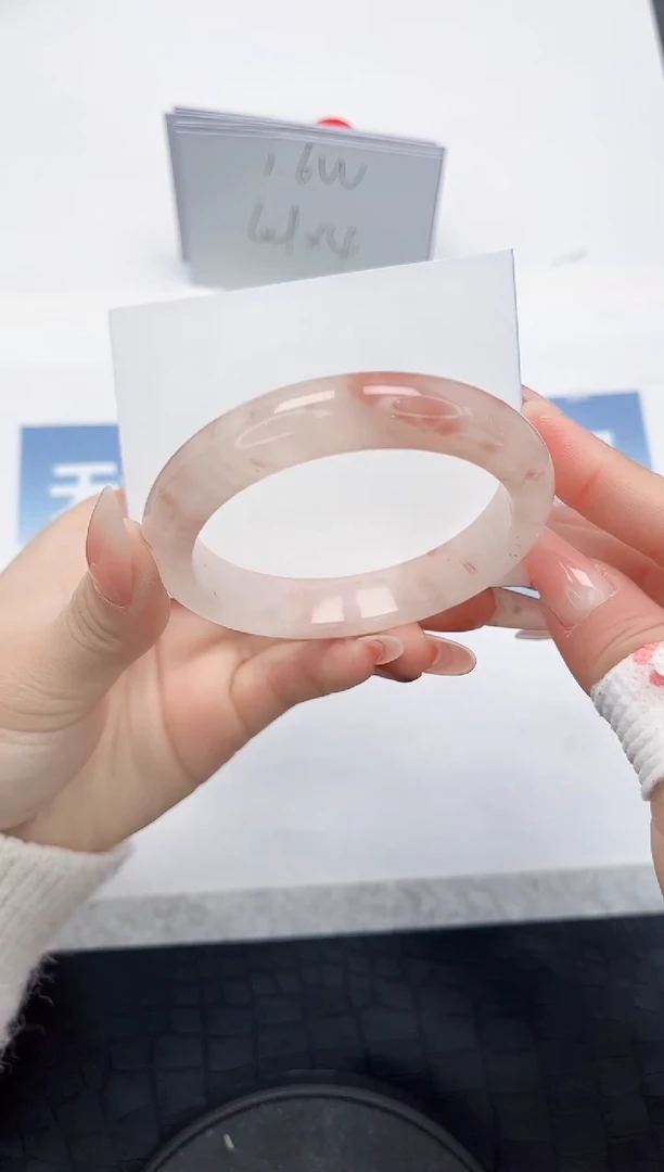 【闪购商品】石英质玉手镯未镶嵌L259-55.8