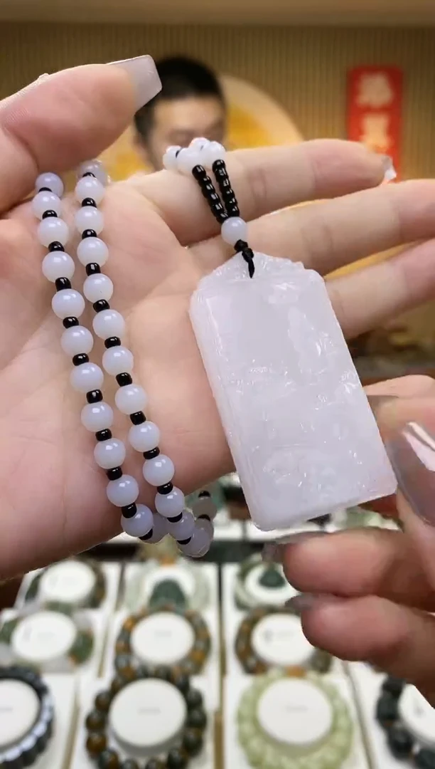 【闪购商品】蛇纹石玉吊坠未镶嵌多样性随机发一山水
