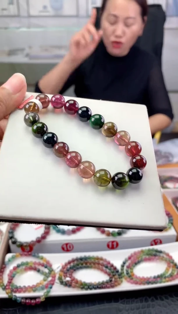 未镶嵌手串碧玺 多样性发一条
