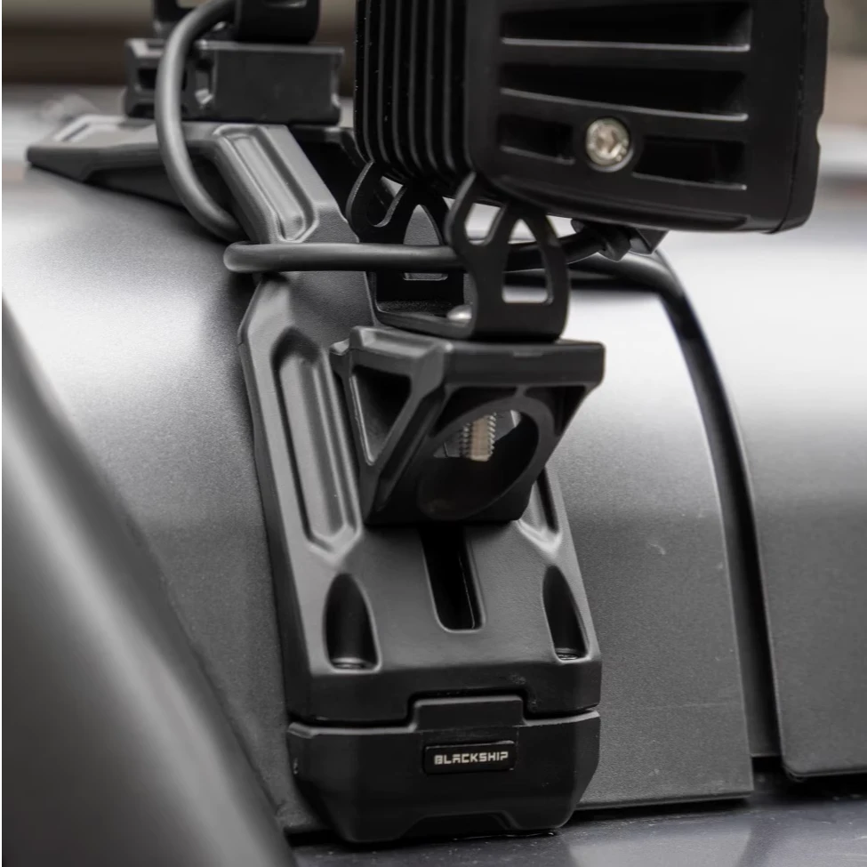 黑船A柱灯架212T01改装三目力途北极光坦克300LED辅助射灯拓展架