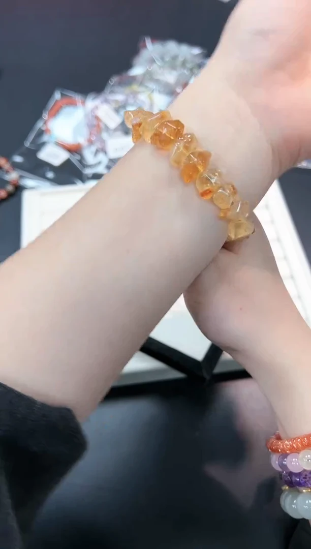 【闪购商品】水晶手串未镶嵌61o多样性发其一/1条默认微瑕