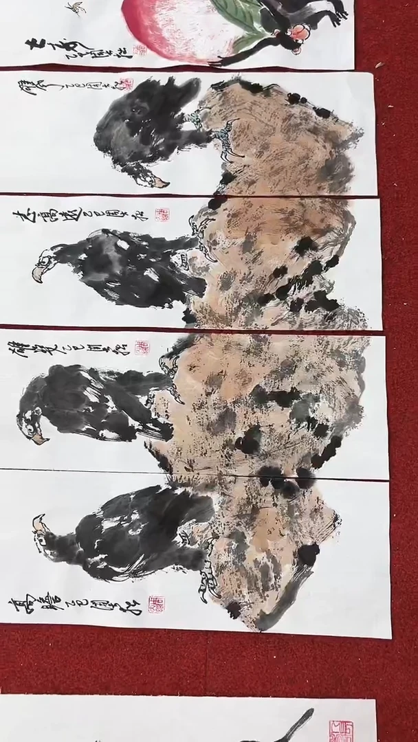 国画周大拙/国画/花鸟