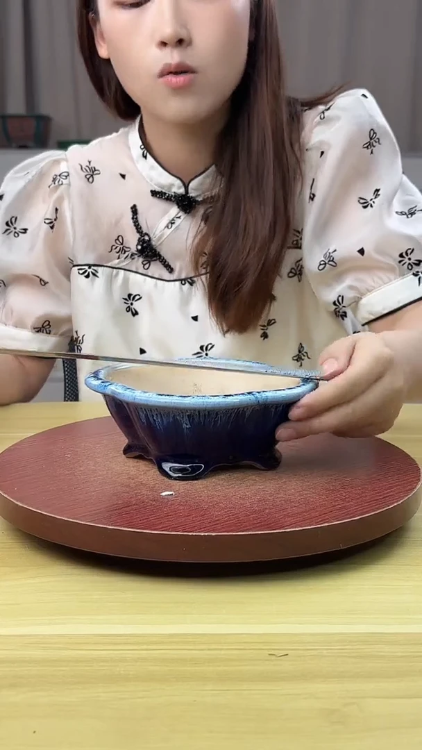 紫砂花盆浅草紫砂花盆