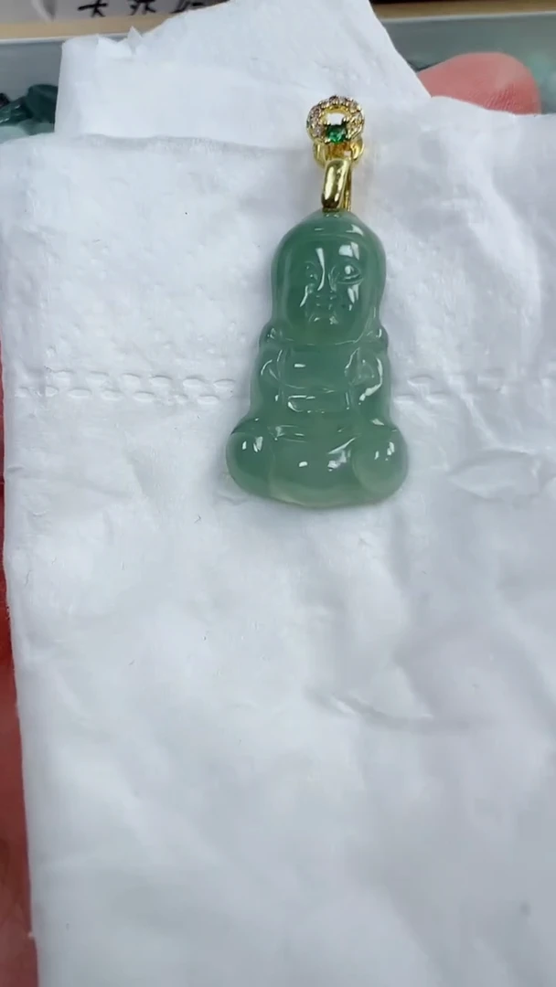 散珠翡翠452号，A货翡翠