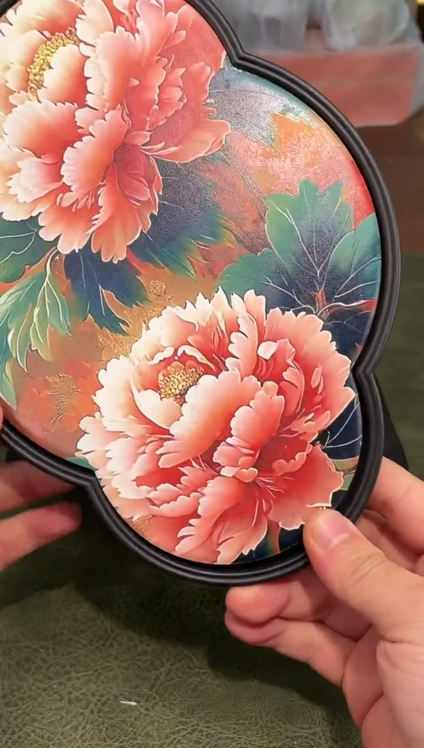 【闪购商品】牡丹茶盘