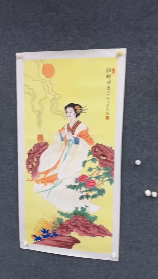 国画冯高翔-工笔人物-034