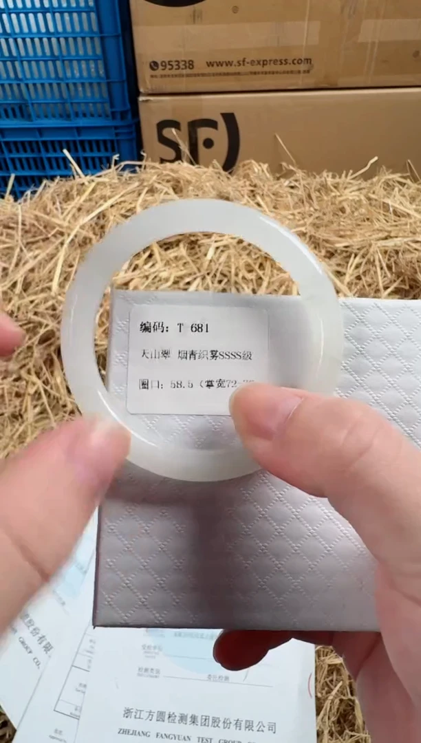 未镶嵌手镯石英质玉T-681