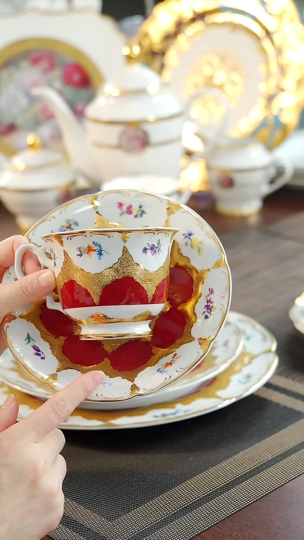 【闪购商品】瓷片咖啡杯碟  福利价微瑕