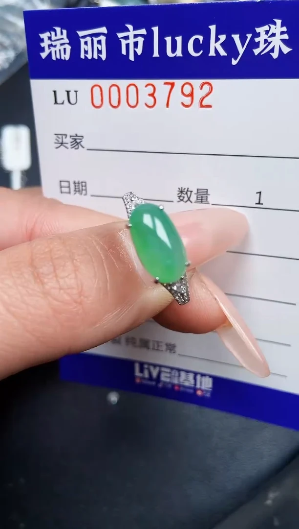 【闪购商品】翡翠颈饰银S925镶嵌3792