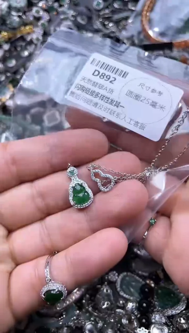 【闪购商品】翡翠颈饰未镶嵌D892项链