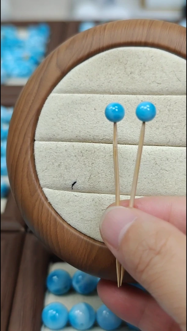 未镶嵌针钠钙石（海纹石）珠宝半成品芳***天多样性发一