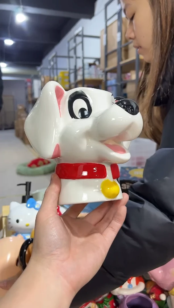 【闪购商品】杯斑点狗收纳花瓶